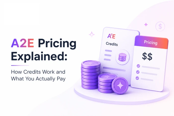 A2E Pricing Explained: How Credits Work and What You Actually Pay