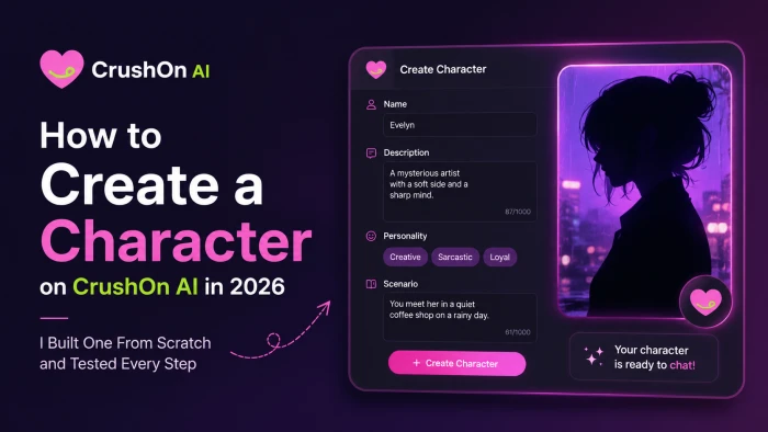 How to Create a Character on CrushOn AI in 2026: I Built One From Scratch and Tested Every Step