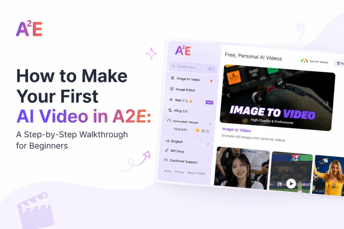 How to Make Your First AI Video in A2E: A Step-by-Step Walkthrough for Beginners