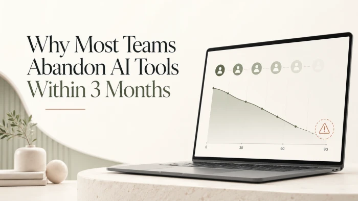 Why Most Teams Abandon AI Tools Within 3 Months